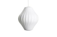 Nelson Pear Crisscross Bubble Pendel Middels Off-White