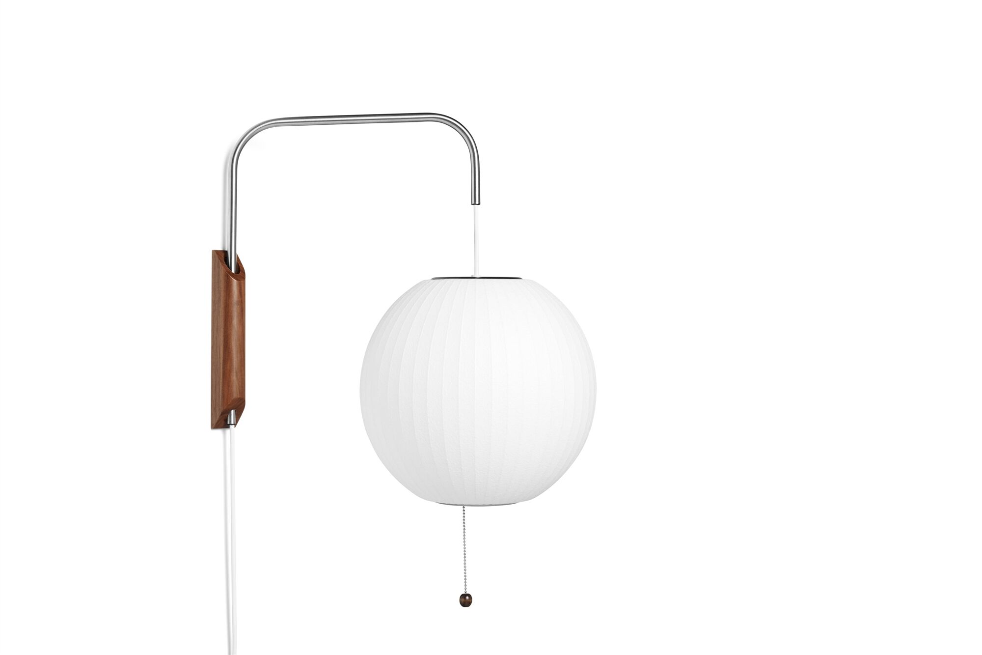 Nelson Ball V&auml;gglampa Liten Off-White med Sladd
