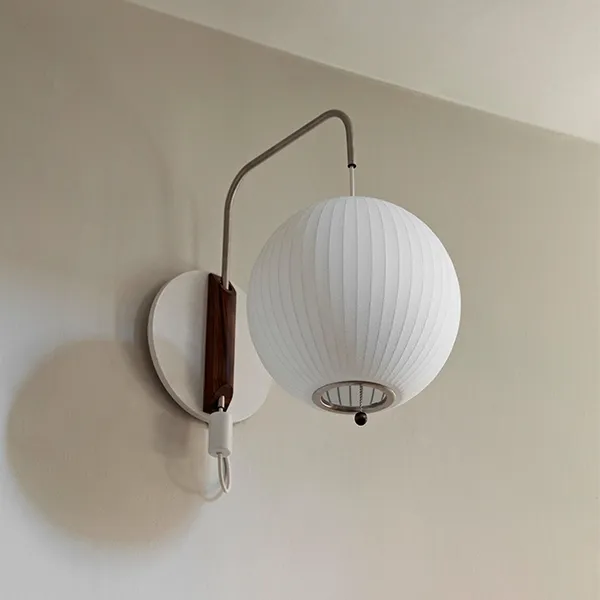 Nelson Ball Applique Petite Off-White avec Câble