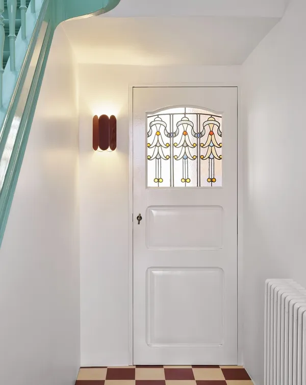 Arcs Sconce Wall Lamp Maroon