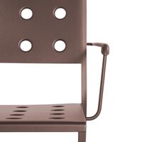 Fauteuil Balcon avec Accoudoirs Rouge Fer