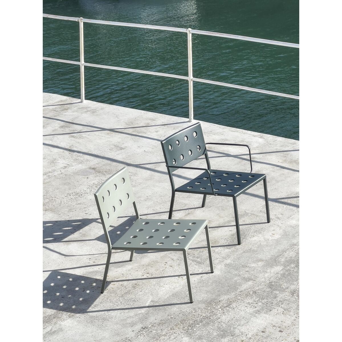 Fauteuil Balcon avec Accoudoirs Rouge Fer