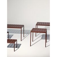 Balkontisch L75 x H74 Eisenrot