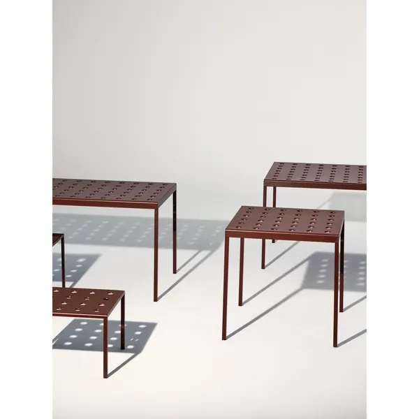 Balcony Table L75 x H74 Iron Red