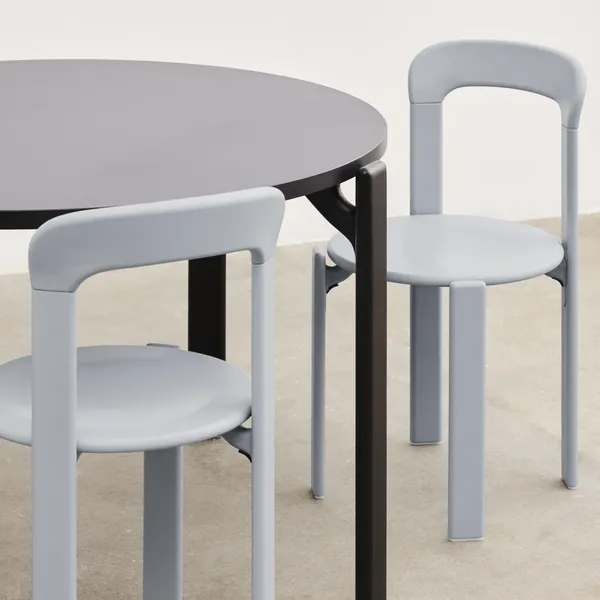 Rey Dining Chair Slate Blue/Steelcut Trio 113