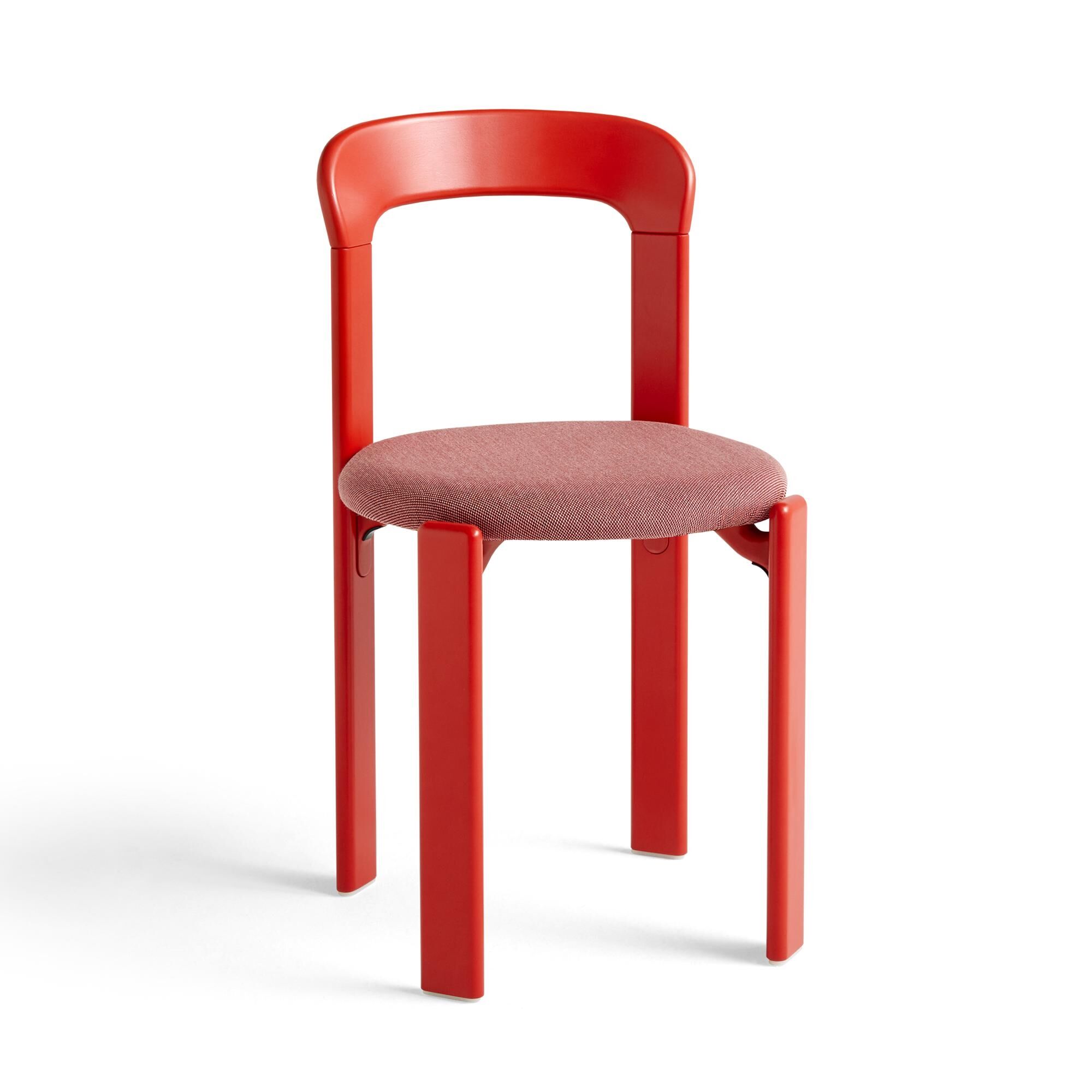 Rey Dining Chair Scarlet Red/Steelcut Trio 636