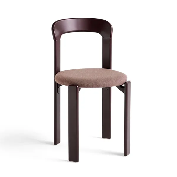 Rey Dining Chair Grape Red/Seelcut Trio 416