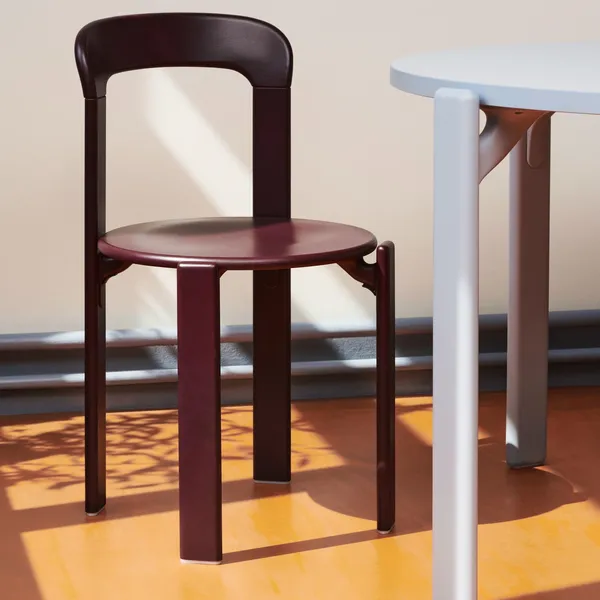 Rey Dining Chair Grape Red/Seelcut Trio 416