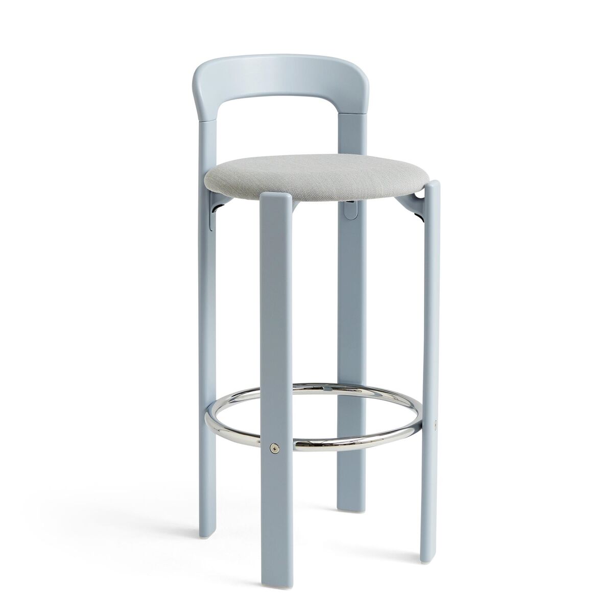 Rey Barstool H75 Slate Blue/Steelcut Trio 113
