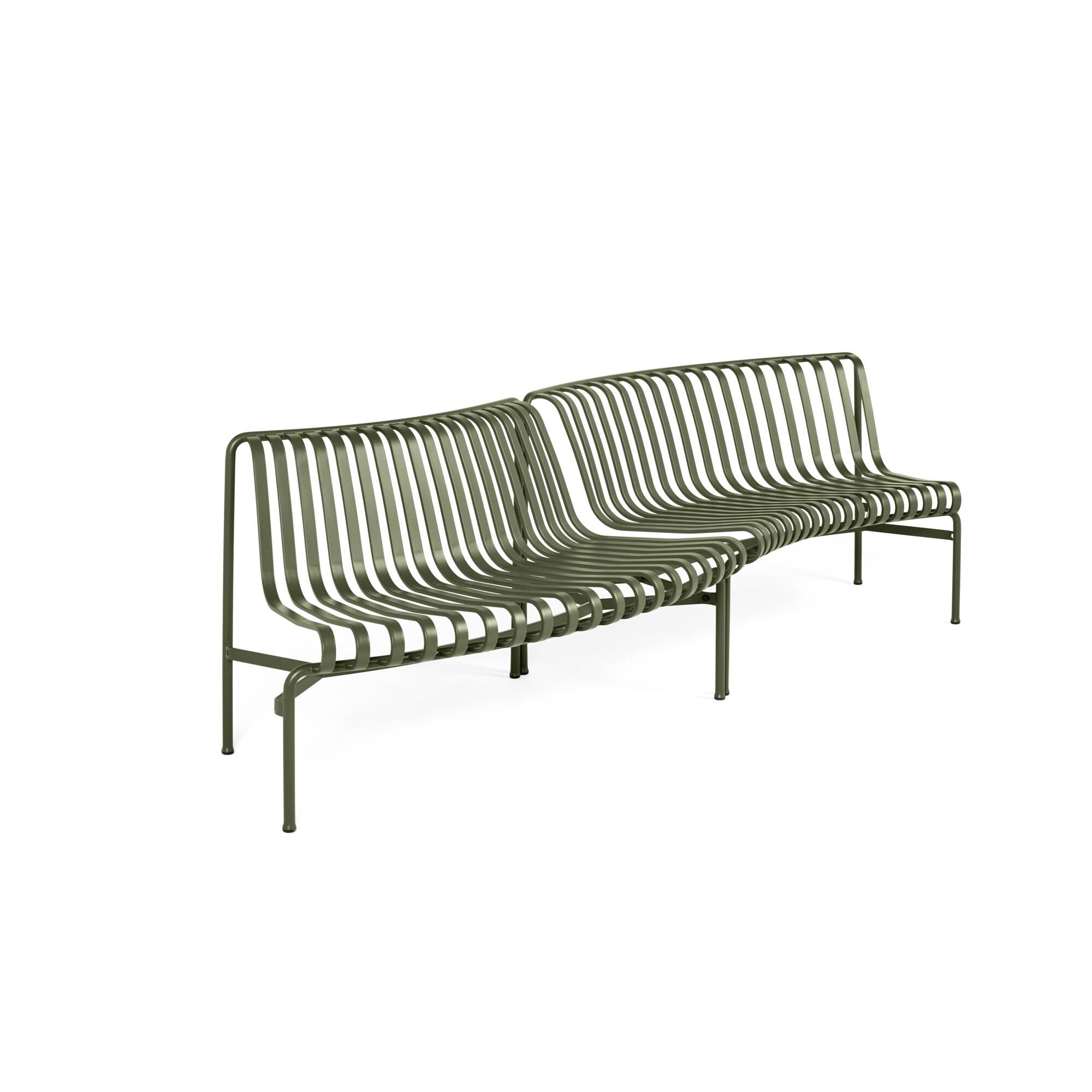 Palissade Park Dining Bench In/Out Beginner 2er Set Olive