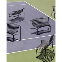 Palissade Park Dining Bench In/In Beginner Set of 2 Anthracite
