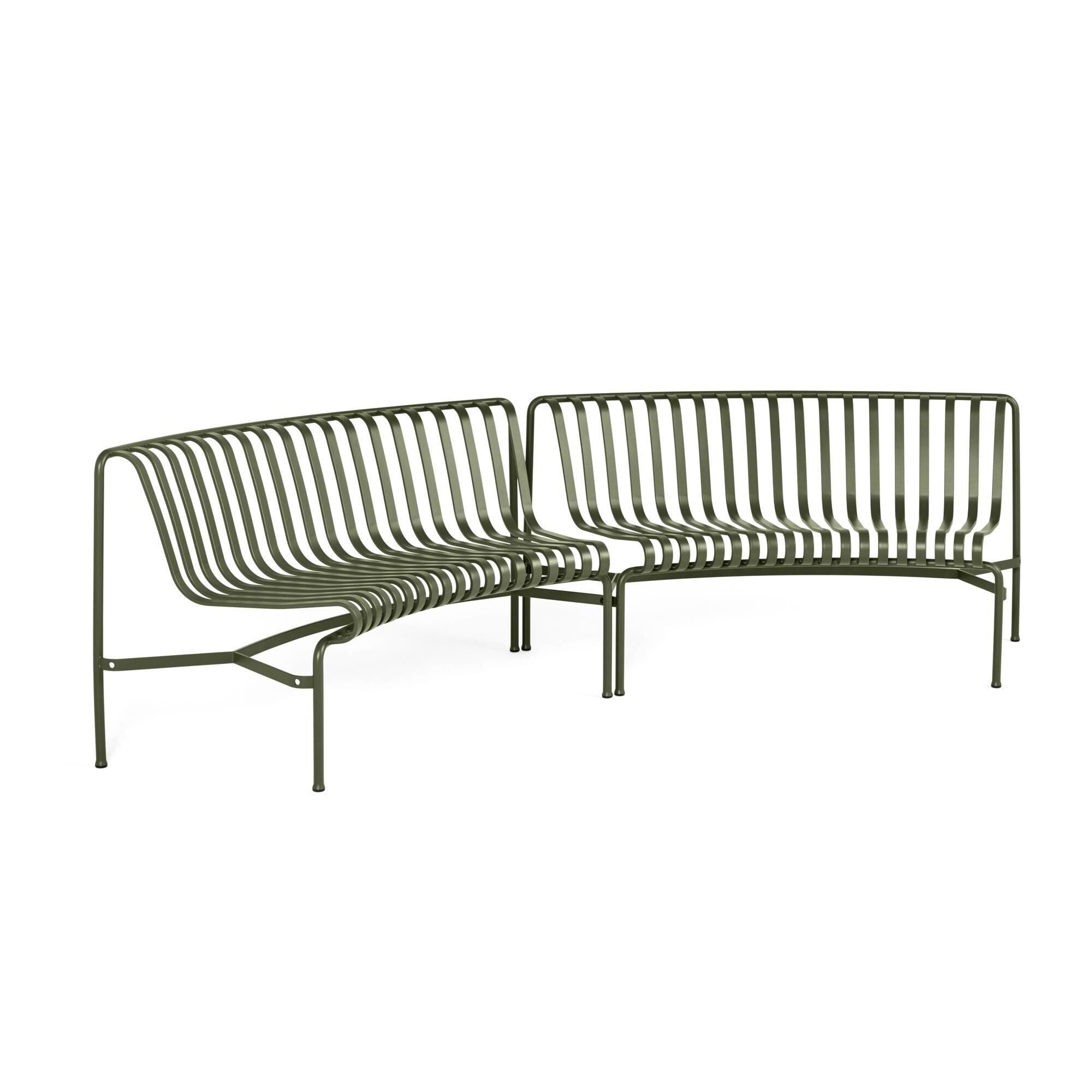 Palissade Park Dining Bench In/In Beginner 2er Set Olive