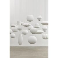 Nelson Angled Sphere Bubble Pendelleuchte Klein Off-White