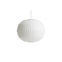 Nelson Angled Sphere Bubble Pendel Mellem Off-White
