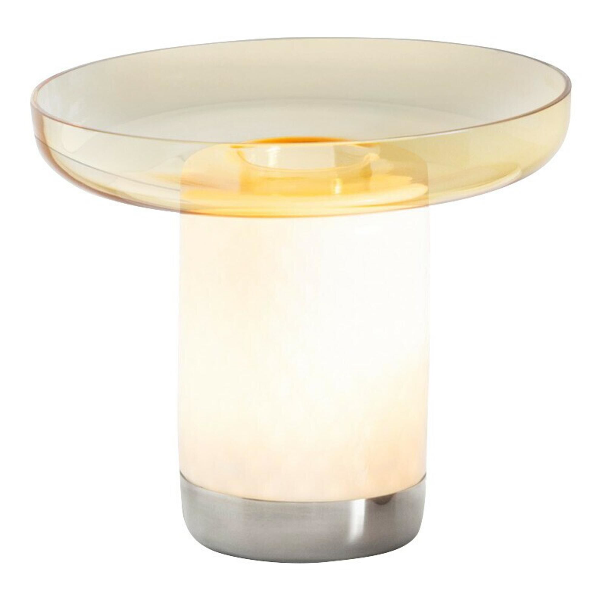 Bontá Bærbar Lampe Topaz med Glassfat