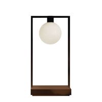 CURIOSITY 36 Table Lamp With Ball Black/ Brown