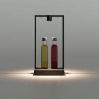 CURIOSITY 36 Table Lamp With Ball Black/ Brown