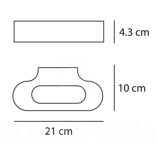Talo V&auml;gglampa Krom LED