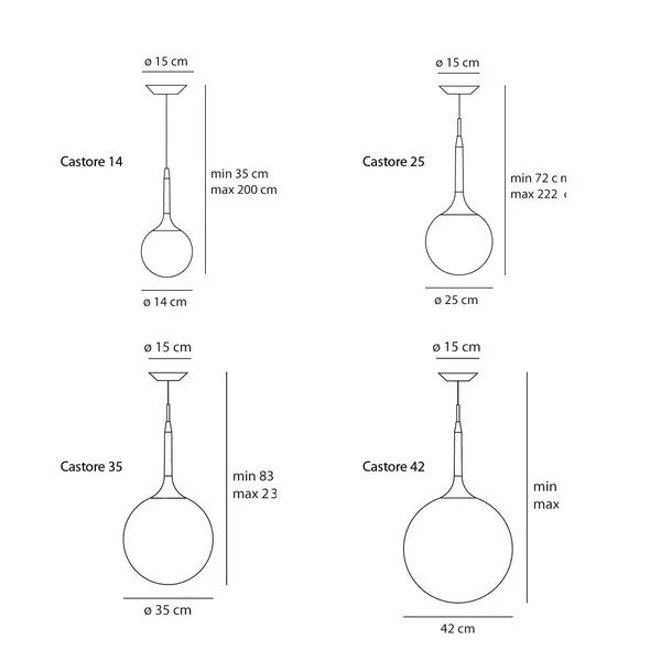 CASTORE 42 Pendant White