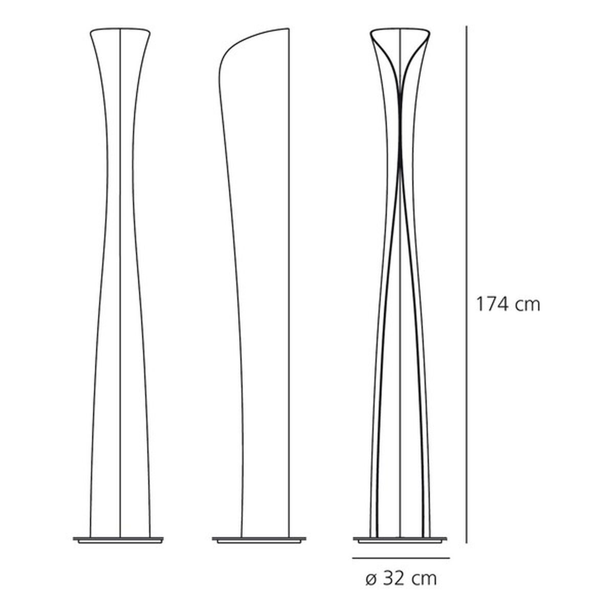CADMO LED Stehlampe 3000K Weiß