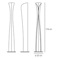 CADMO LED Stehlampe 3000K Weiß