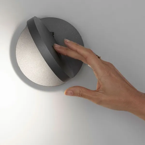 DEMETRA FARETTO Wall Lamp 2700K With On/Off Black