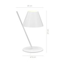 La Petite White Table Lamp