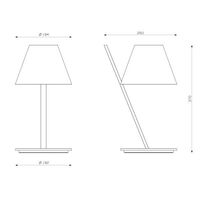 La Petite Black Table Lamp