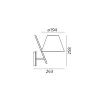 La Petite White Wall Lamp