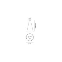 DISCOVERY Hanglamp Gesatineerd Aluminium APP