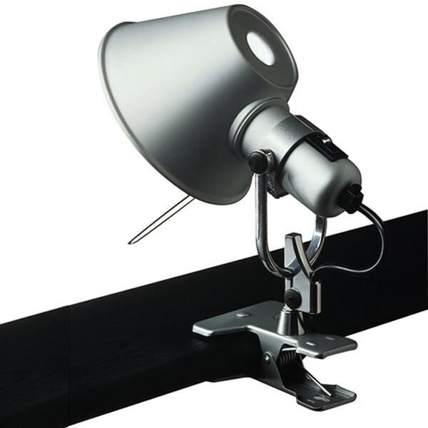 Tolomeo Pinza V&auml;gglampa Med Kl&auml;mma Aluminium