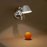Tolomeo Micro Faretto Væglampe Uden Afbryder Aluminium