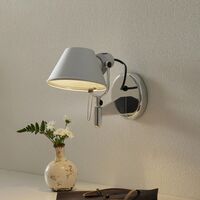 Tolomeo Micro Faretto Væglampe Uden Afbryder Aluminium