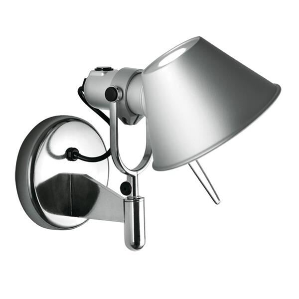 Applique Murale Tolomeo Faretto sans Interrupteur en Aluminium