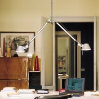 Tolomeo 2 Bracci Pendel Aluminium