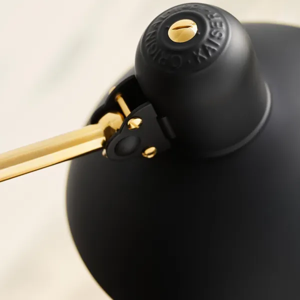 KAISER Idell 6580 Floor Lamp Matt Black/ Brass