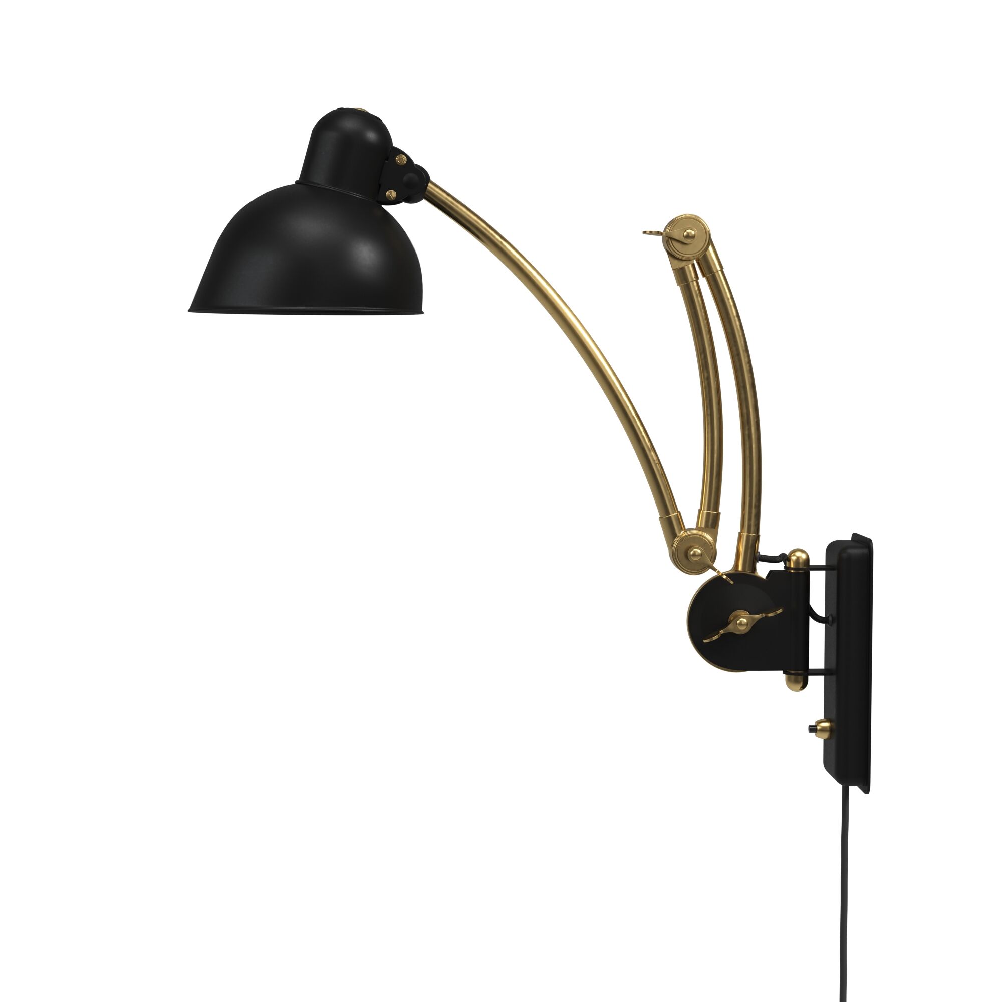Kaiser Idell 6559-W V&auml;gglampa Matt/Svart