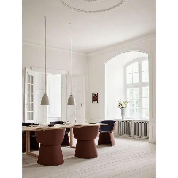 Caravaggio Matt P1 Pendelleuchte Grau
