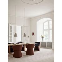 Caravaggio Matt P1 Pendelleuchte Grau