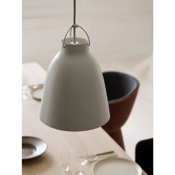 Caravaggio Matt P1 Pendelleuchte Grau