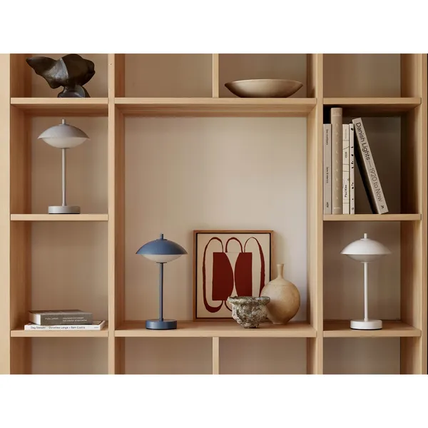 Clam Draagbare Lamp Wit