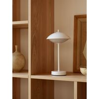 Clam Draagbare Lamp Wit