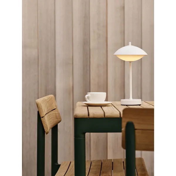 Clam Draagbare Lamp Wit