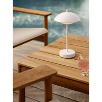 Clam Draagbare Lamp Wit