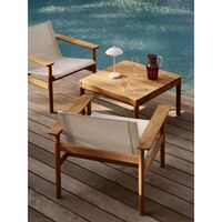 Clam Draagbare Lamp Wit