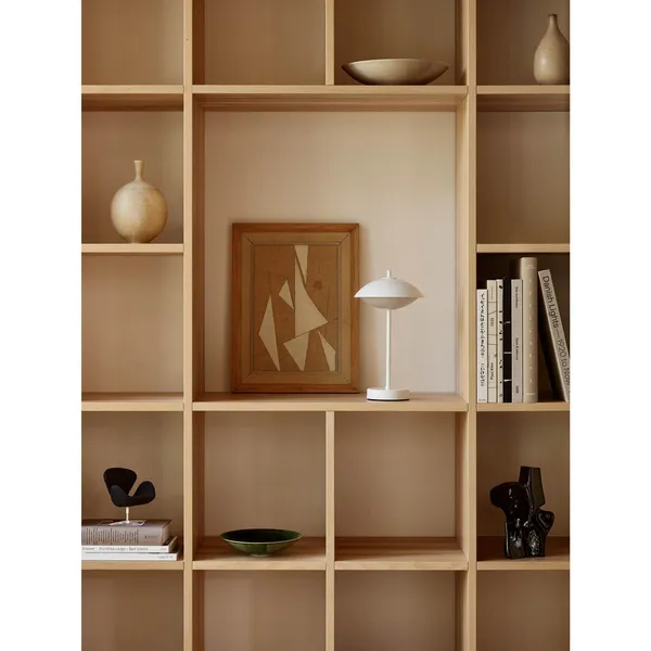 Clam Draagbare Lamp Wit