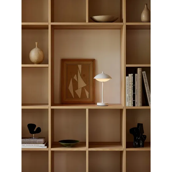 Clam Draagbare Lamp Wit