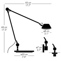 AQ01 Wall Lamp Mat White