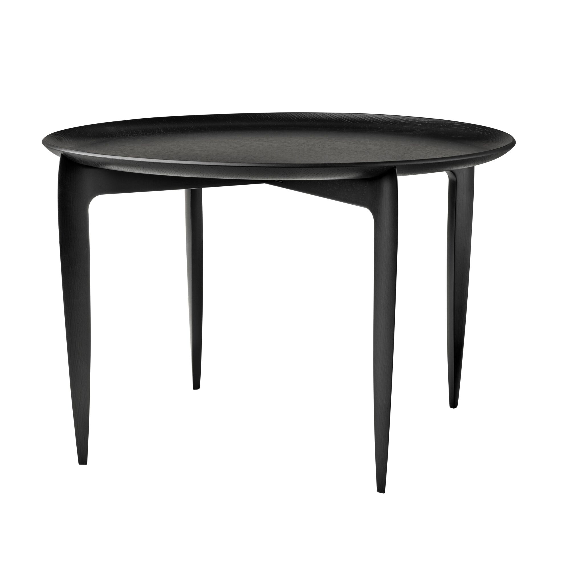 Tray Sofabord Sort Ø60