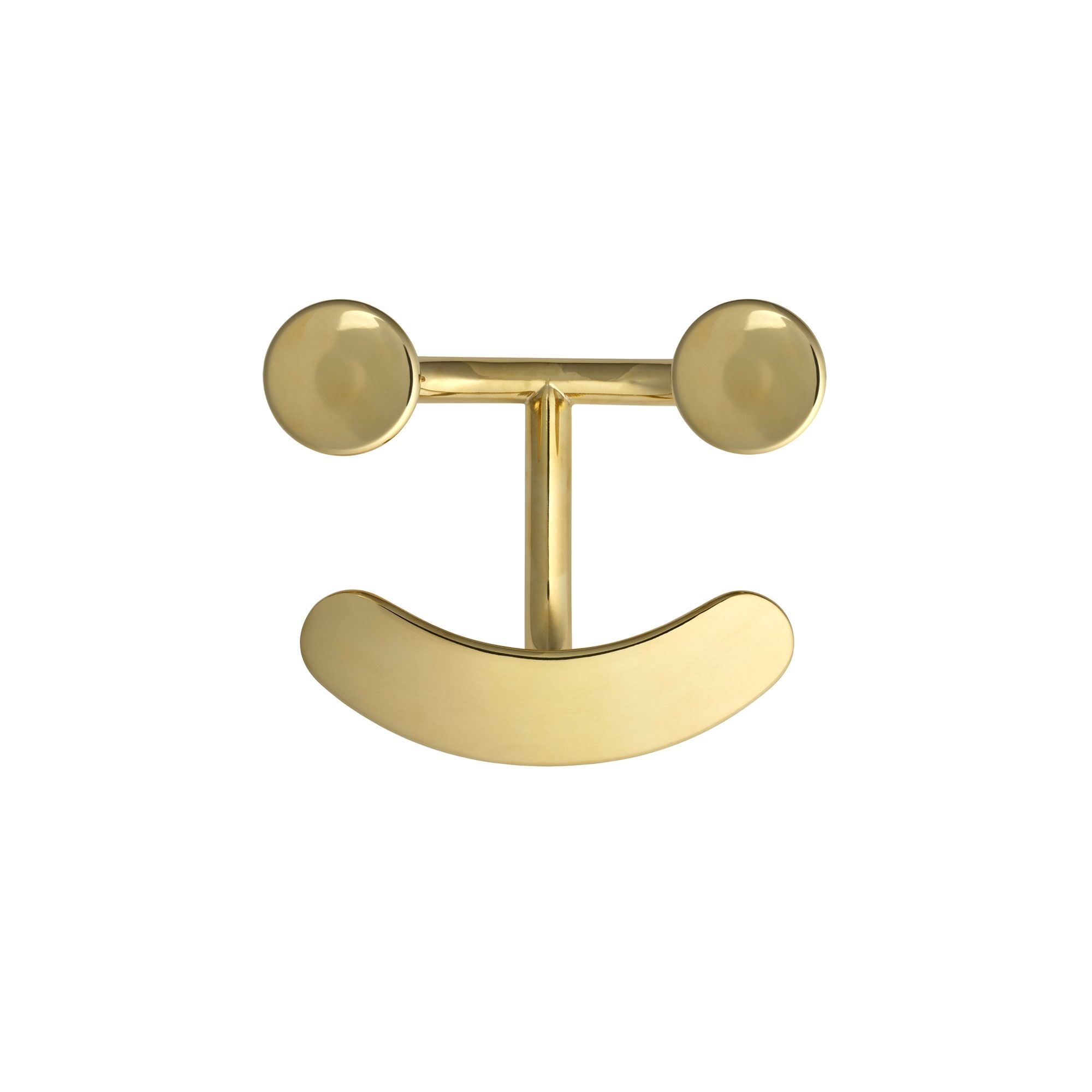 Happy Hook Knagerør Messing